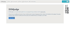 Desktop Screenshot of domjudge.org