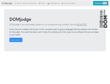 Tablet Screenshot of domjudge.org